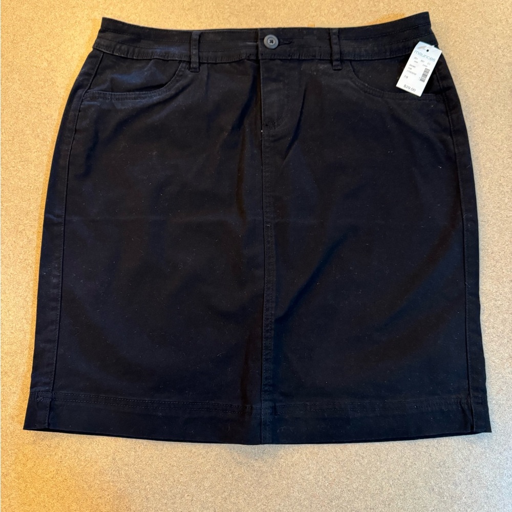 Maurices Black Pencil Skirt